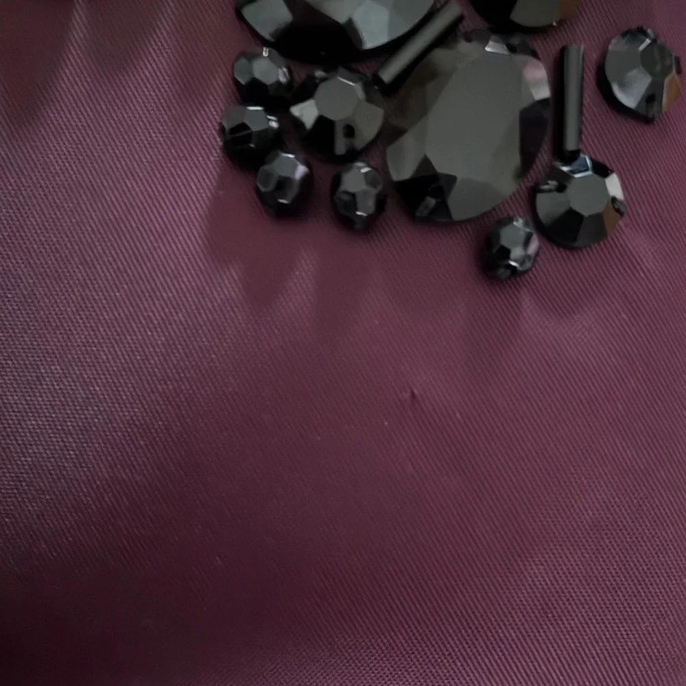 Kate Spade New York Wilson Road Embellished Wallet in deep‎ plum Jeweled